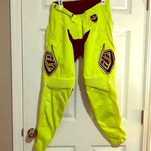 Troy Lee Designs SE Race Pant Flo Yellow Motocross